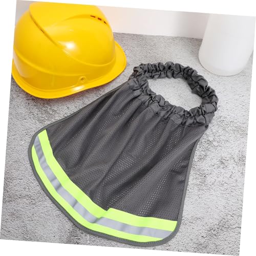 Casco de construcción accesorio con protector de cuello para obras al aire libre 6