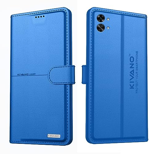 Image of KIVANO Compatible with OnePlus Nord 2T 5G Flip Cover | Leather Finish | Inside Pockets & Inbuilt Stand | Shockproof Wallet Style Magnetic Closure Back Cover Case
