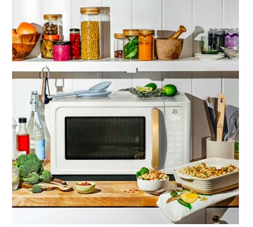 Image of Countertop Microwave Oven 1.1 Cu Ft 1000W with Sensor Reheat, Auto Cook Programs and Digital Display