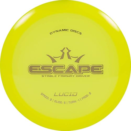 Miniatura 5 de Dynamic Discs Lucid Escape Disc Driver de golf  Disco de golf estable Fairway Frisbee  6.00oz Plus  El color del sello puede variar