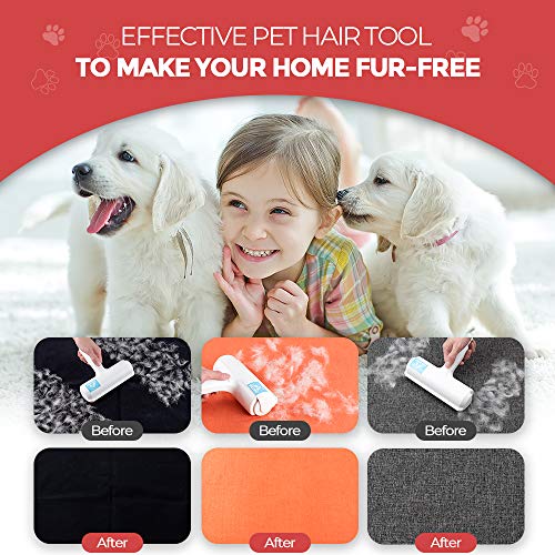 DELOMO Pet Hair Remover - Lint Roller for Pet Hair - Cat and Dog Hair Remover for Couch, Furniture, Carpet, Car Seat… - Image 6