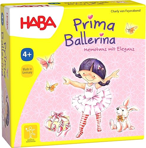 HABA 5979 - Prima Ballerina, Juego Infantil de motricidad. Más 4 años