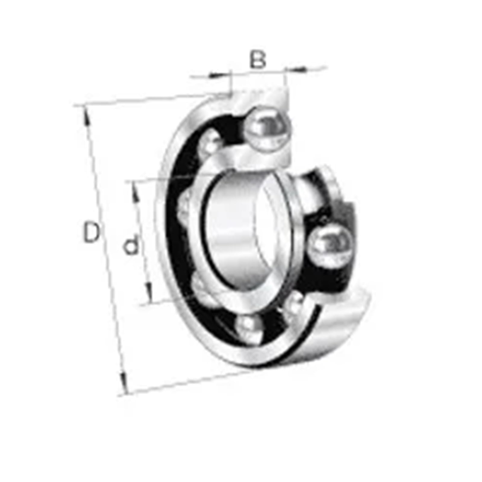 10 pz Cuscinetto 16006 7000106 30x55x9 Cuscinetti a Sfere a Gola Profonda Aperti Cuscinetto a Singola