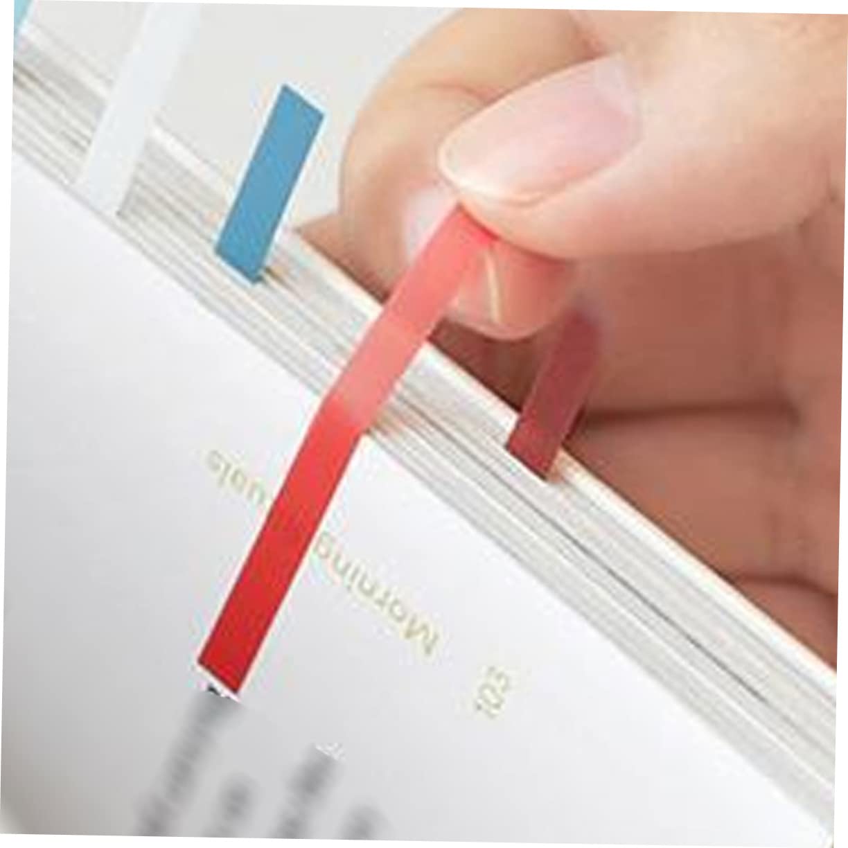 Operitacx 40fogli Lingue Colorate Segnapagina Trasparenti Per e Studio Ottimo Per Scuola e Ufficio Organizzatori e Studio Pratiche e Convenienti