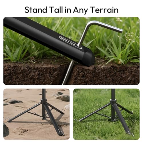 Image of ULANZI MT-80 Aluminum Tripod Stand, 7FT Auto Pop-Up Camera Light Tripod