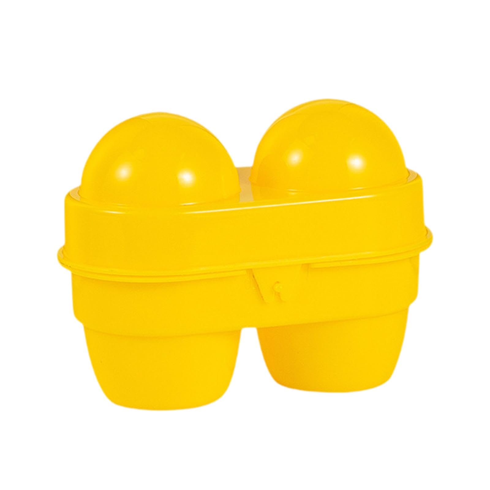 2 Grid Egg Holder Protection Eggs Tray for Picnics Outdoor Activities Travel