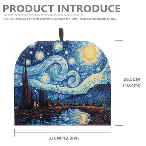 Image of Generic Hudotybom Starry Night Tea Cozy for Teapot Insulated Large Teapot Cover to Keep Warm Tea Kettle Cover Machine Washable Coffee Pot Cloth Covers Kitchen Home Decorations, CZA49