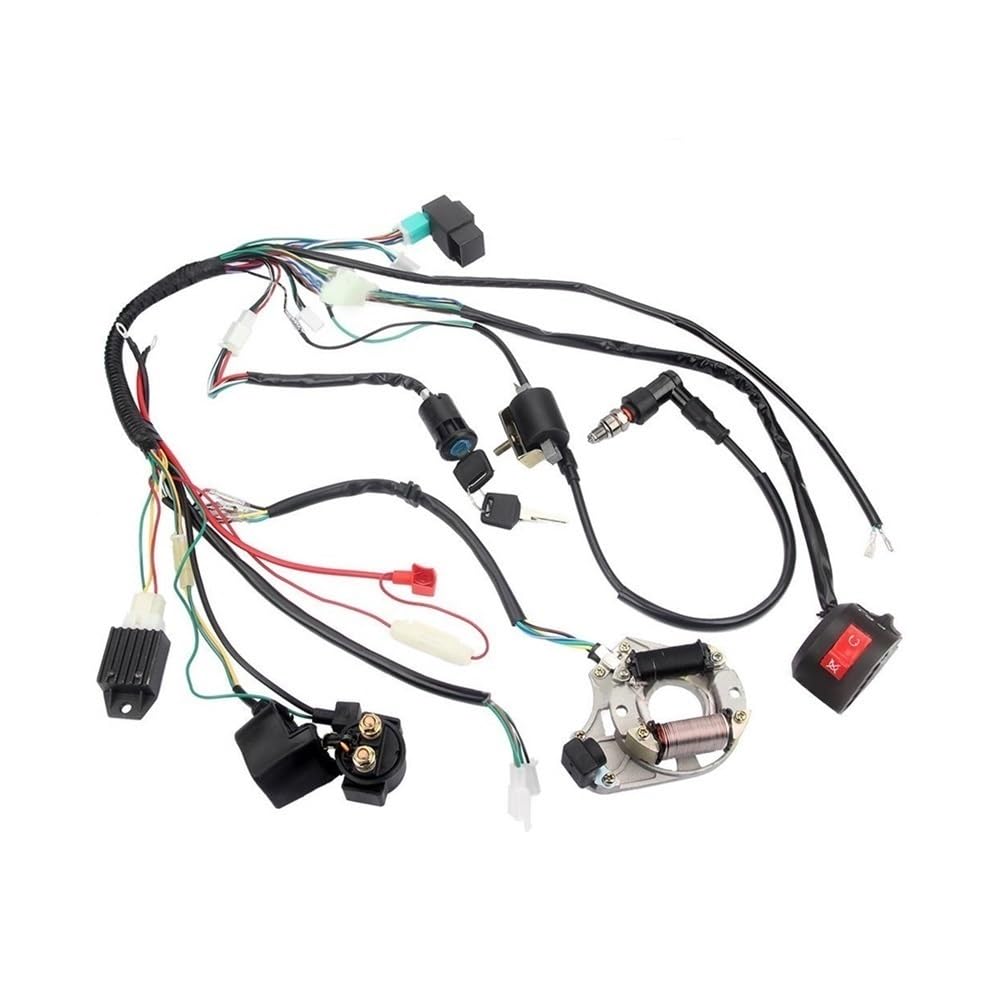 Pièces moto CDI Faisceau de câblage électrique complet bobine CDI pour Kawasaki KLX Dirt Bike