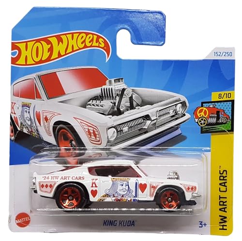 Hot Wheels - King Kuda - HW Art Cars 8/10 - HTB77 - Short Card - Chrysler - Herz As - Mattel 2024-1:64