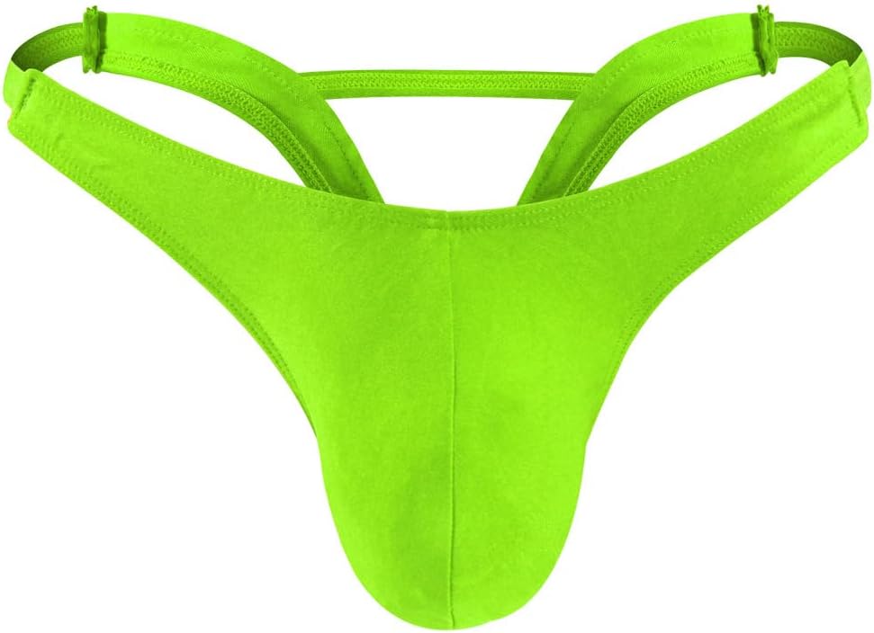 Men's Underwear Sexy Thong G-string Stretchy Breathable Panties Comfortable Fit Low Rise Bikini One Size
