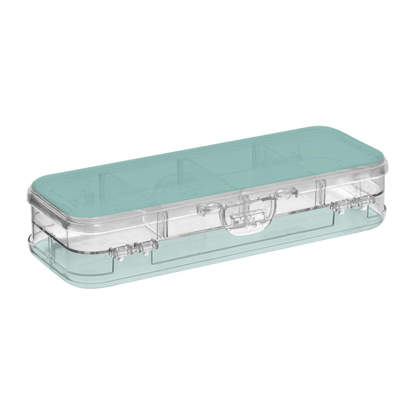 ODAWA Hard Pencil Case Sea Turtle Green Pencil Case Organizer for Adults 8.3" L x 3" W x 1.9" H — image 1