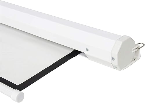 Miniatura 8 de Pantalla de proyector motorizado eléctrico de 100 pulgadas compatible con 4K 3D 1080P HD pantalla de proyector de películas montada en pared y techo