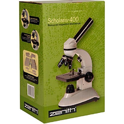 ZENITH SCHOLARIS-400 DUAL LED BIOLOGICAL/INSPECTION MICROSCOPE