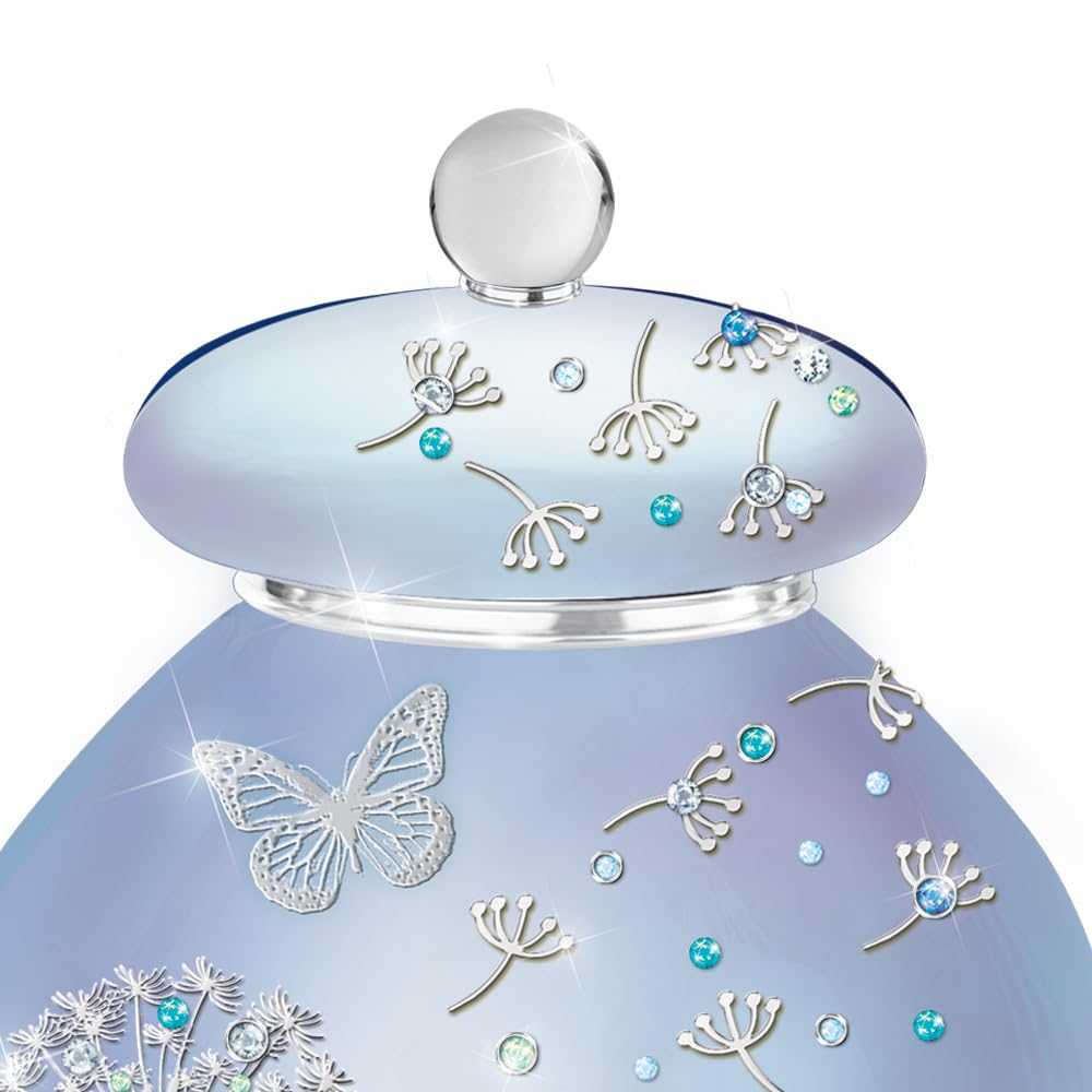 The Bradford Exchange Loving Wishes for My Daughter Heirloom Porcelain Musical Wish Jar