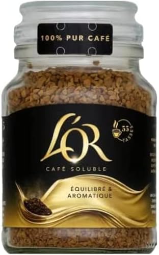 Café Soluble Classique L'Or MO8711000673317 – Bocal 100g, Lyophilisé - vue 2