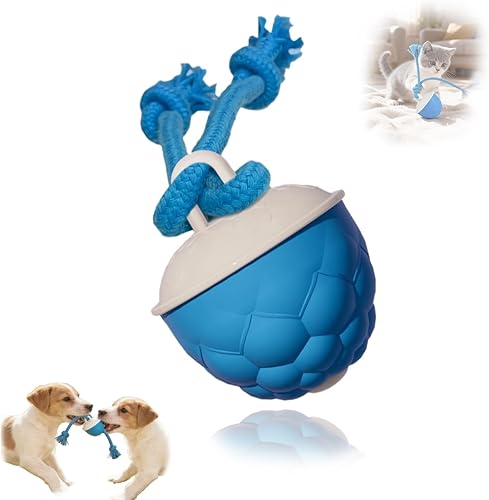 Miniatura 2 de Power Tail 2.0 Juguete para perro (gato), juguetes interactivos para perros (gatos) con movimiento activado, juguete chirriante, bola de salto Azul