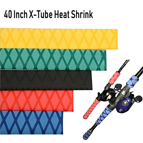 KAIMENG Diámetro: 25 mm 30 mm 35 mm X-Tubo Envoltura de Funda termorretráctil, Antideslizante Impermeable y Aislamiento Longitudes de 40...