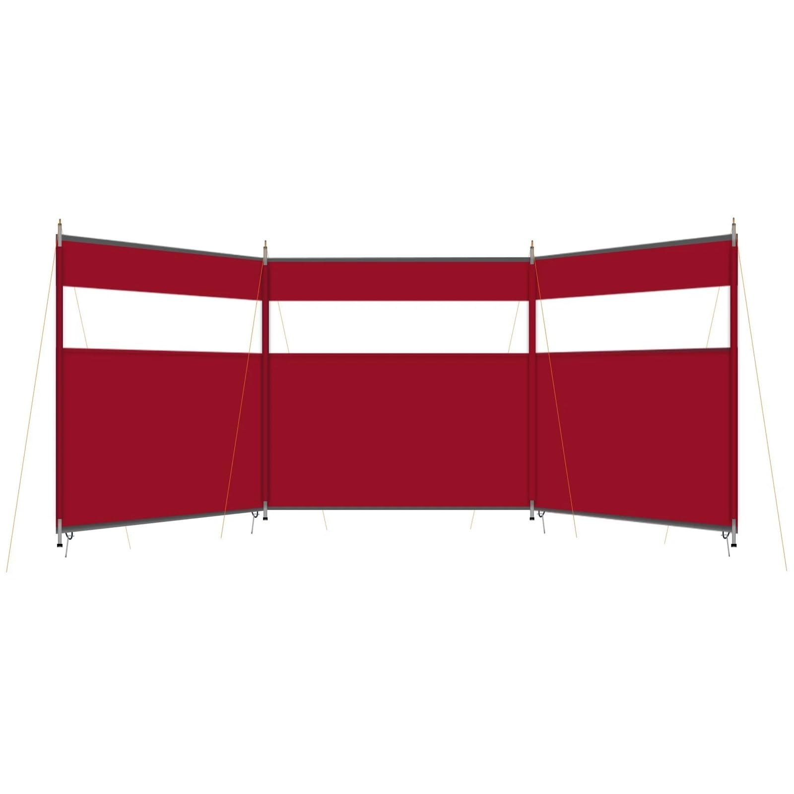 Paravento da Spiaggia Tenda da Campeggio all'aperto con Parabrezza, Barbecue, falò(Beige)