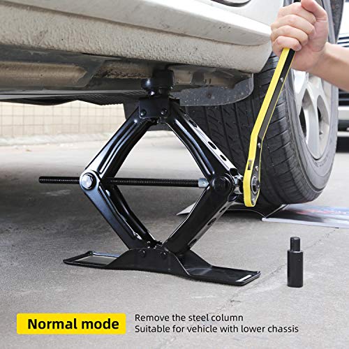 Scherenwagenheber mit ist ein schnelles und arbeitssparendes Design, Tragkraft 1,8 Tonnen, maximale...