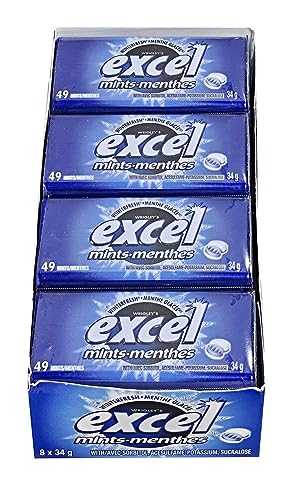 Excel Mints Winterfresh, 34gm Tin, 8 Count