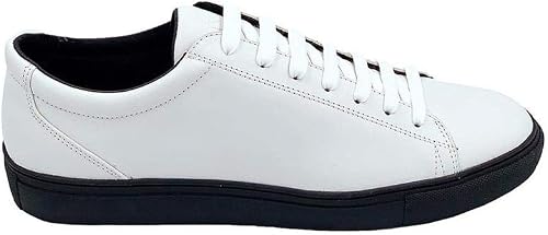 VICEVERSA Tenis de Piel para Hombre Estilo Casual - Color Blanco con Negro  : Amazon.com.mx: Ropa, Zapatos y Accesorios