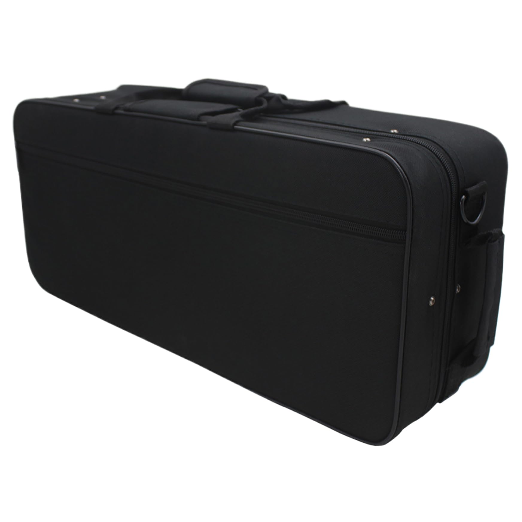 Custodia per tromba Custodia protettiva impermeabile antivibrazione per tromba 3 scomparti con cinghie di trasporto e tasca frontale Borsa portatile in tessuto Oxford 21x9x6 pollici, pr