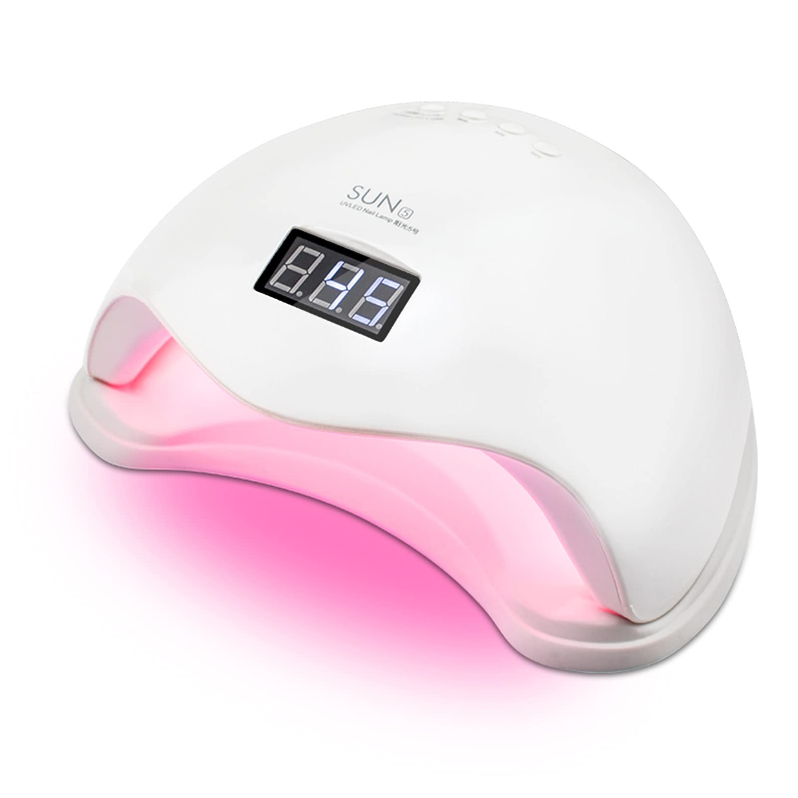 ZYC Luce Rossa 48W Sun5 UV LED Lampada per Unghie Lampada per Unghie Phototherapy Asciugamano per la polimerizzazione Rapida dell'unghia Unghie delghie delghie delghie delghie delghie dell Arte del