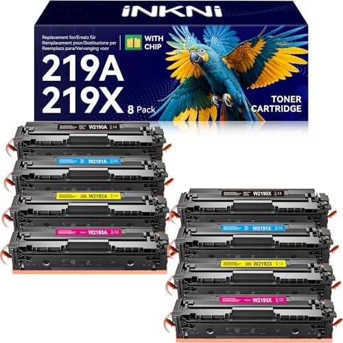 Toner 219X 219A avec puce sans erreur pour HP Color LaserJet Pro MFP 3302sdw 3202dn