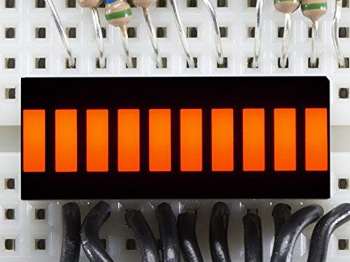 Adafruit10 Segment Light Bar Graph LED Display - Amber