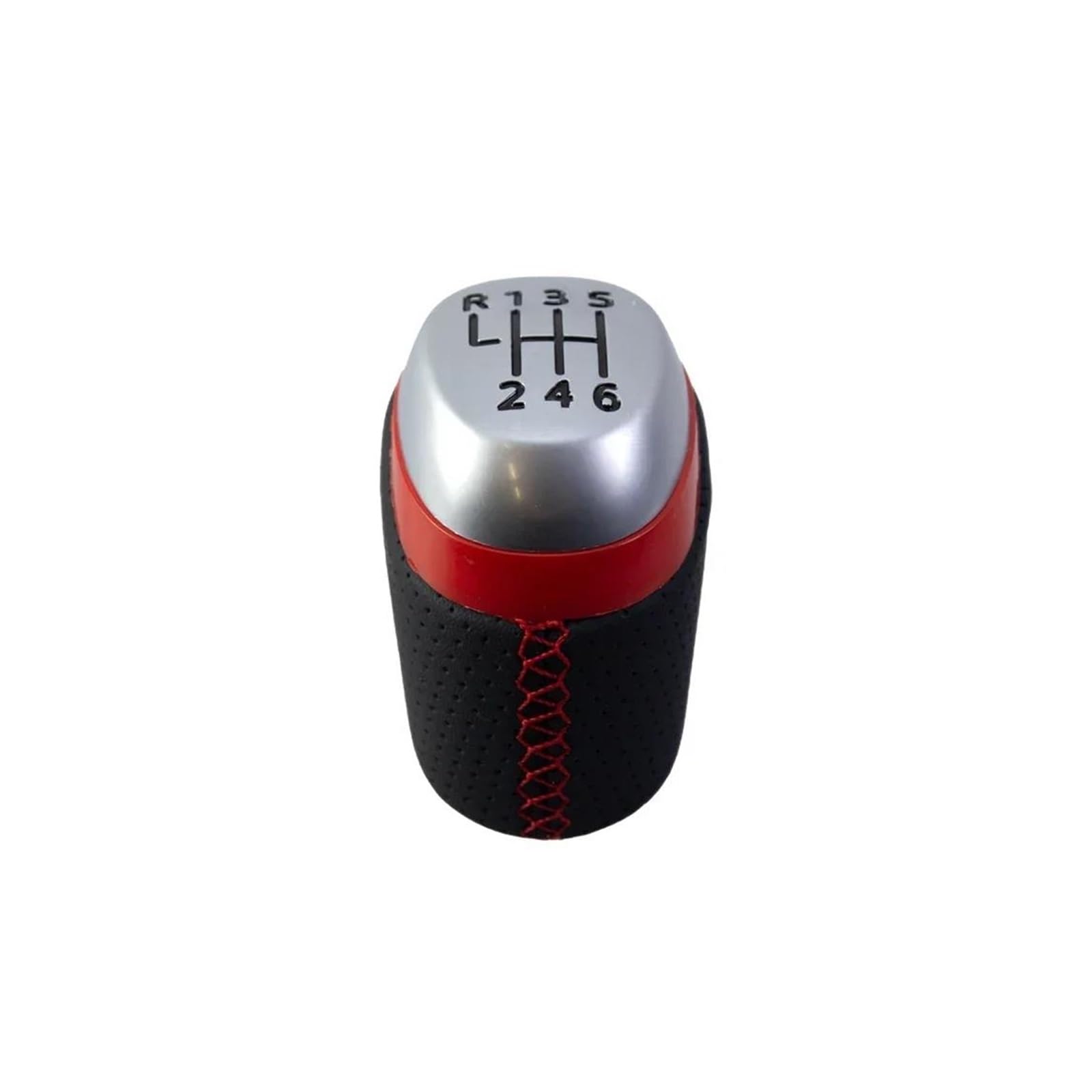 AHRPKAMERD Gear Shift Knob 1PCS for Megane IV MK4 BFB for Kadjar for Talisman 2015-2022 Gear Shift Knob Shift knob(Red 6 Speed)