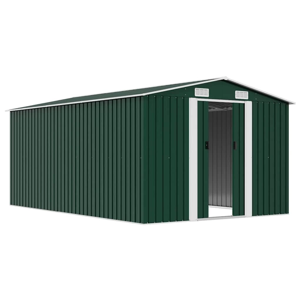 Caseta Almacenaje Metal 257x392x181 cm Verde