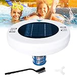 Solar Pool Ionizer Pool Purifier Floating Water Cleaner Copper Silver Ion Swimming Pool Purifier Safety Water Purifier for Above Ground, and Hot Tubs