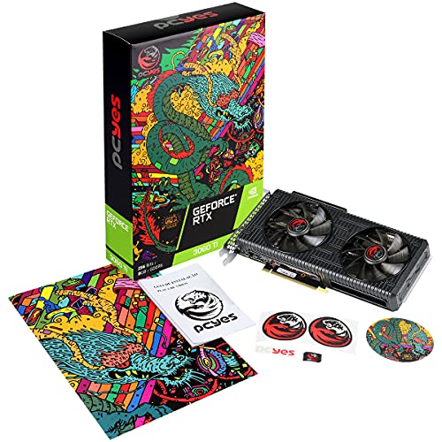PLACA DE VIDEO NVIDIA GEFORCE GPU RTX 3060 TI 8GB GDDR6 256 BITS - GRAFFITI SERIES - PCYES - PP3060T