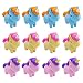 Produktbild SUNSK Einhorn Cartoon Radiergummi Neuheit Radiergummis Mini 3D Radiergummi Schulmaterial Bürobedarf Party Bag Fillers (12 Stücke Zufällige Farben)