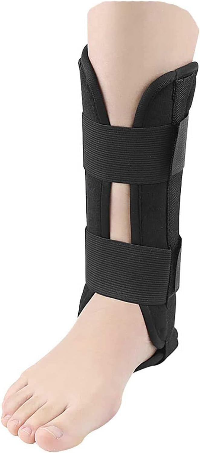 Stabilizator stawu skokowego, regulowany, wygodny orteza stawu skokowego i stopy, orteza na opadającą stopę w przypadku hemiplegii, zapalenia rozcięgna podeszwowego, udaru, butów do chodzenia, ła