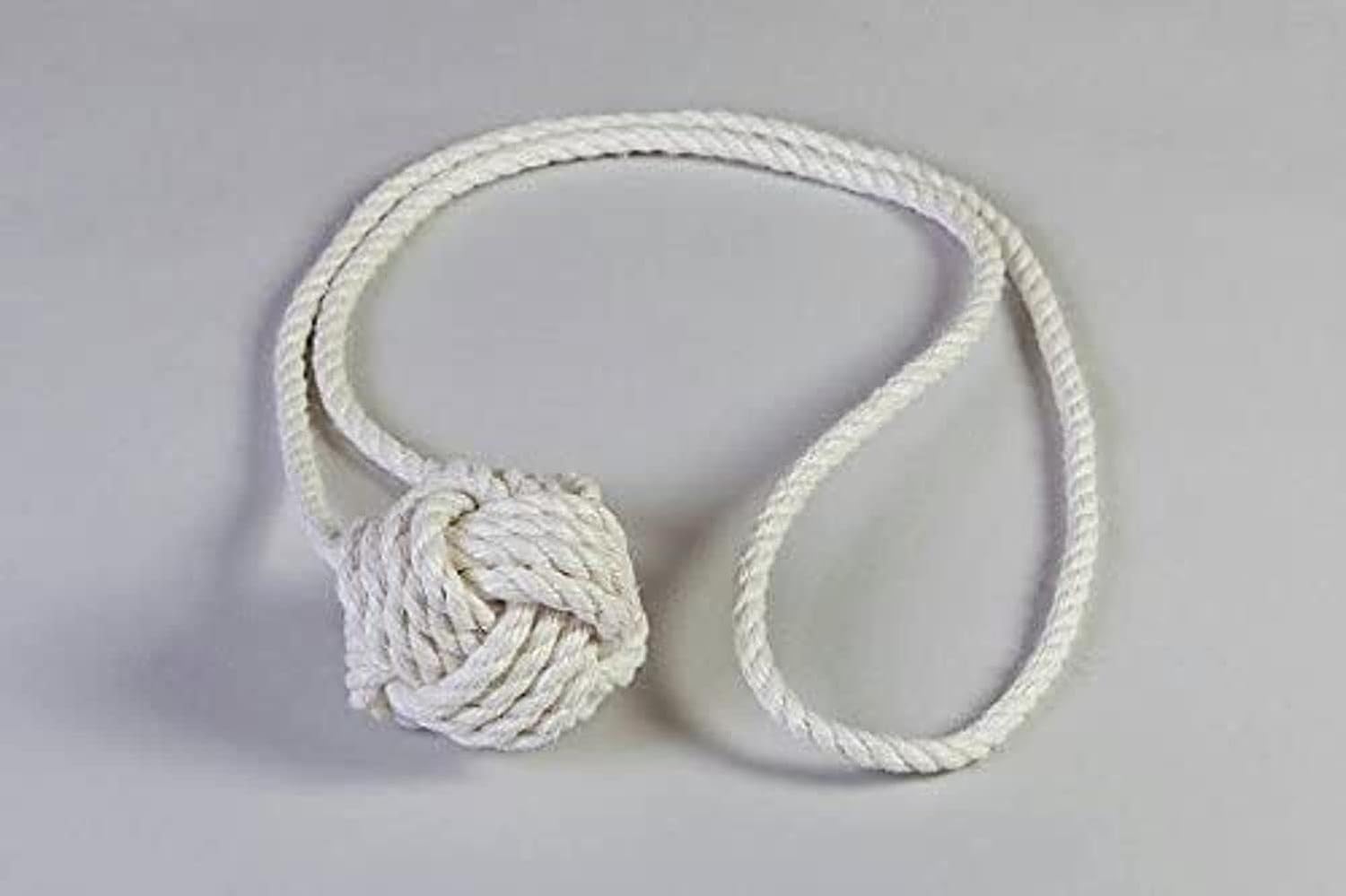 NauticalMart Hemp Rope Knot Tie-Backs/Nautical Curtain tiebacks
