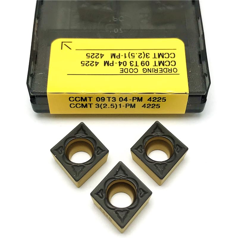 Inserto CCMT09T308 PM 4225 de Carburo para Torno CNC miniatura 2