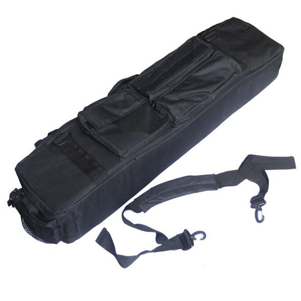 Estuche de Escopeta Doble Bolsa de Escopeta Acolchada de 100 cm / 39 Pulgadas, Bolsa de Pesca al Aire Libre de Vaina de Escopeta Bolsa de Barril Acolchada con Correa de Hombro, Be