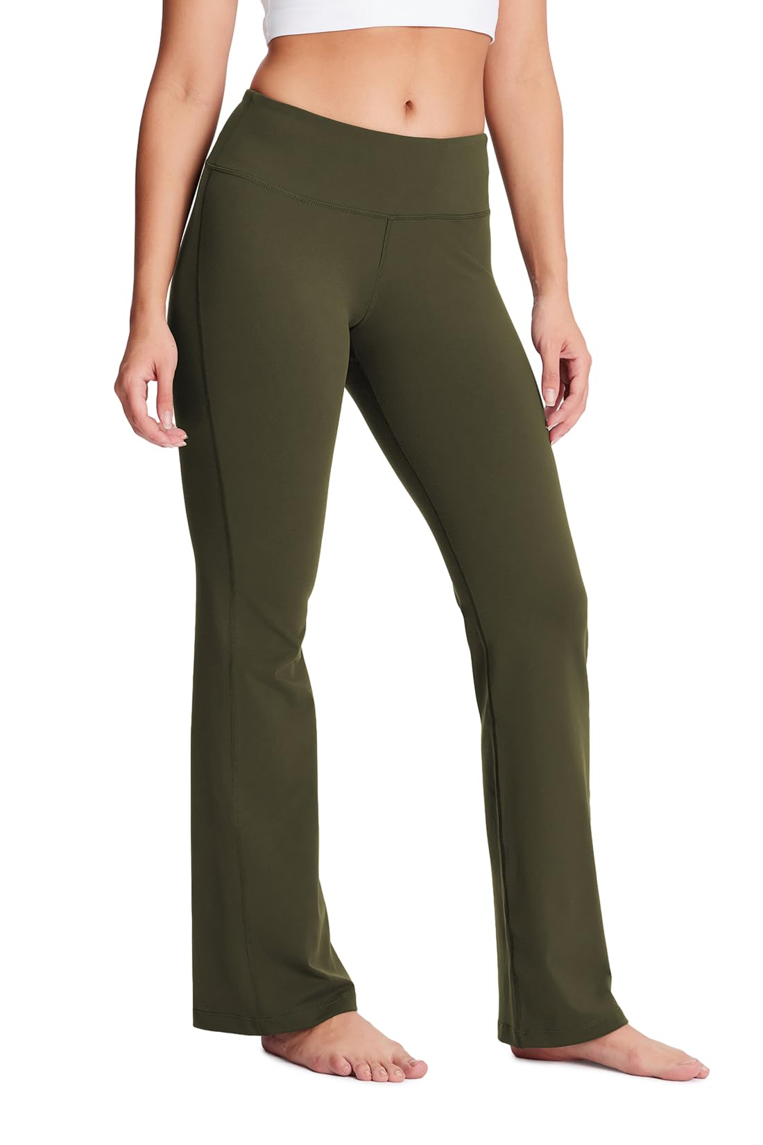 Yogipace Women's Petite/Regular/Tall Bootcut Yoga Pants,Long Workout Pant