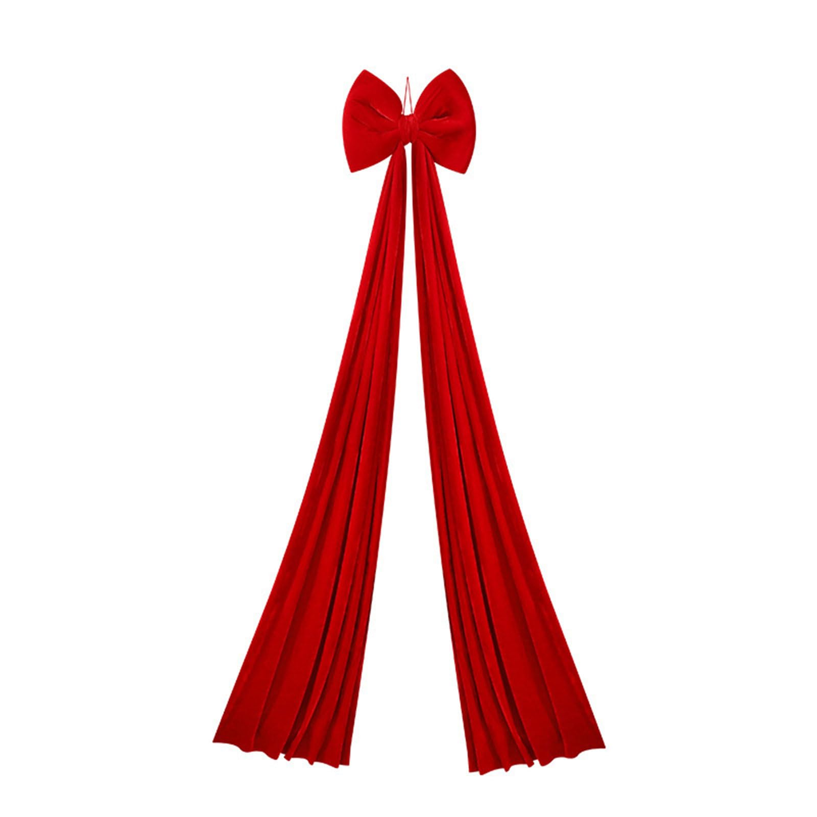 Weihnachtsschleife zum Aufhängen, große Schleifen, Baumschmuck für Zuhause, Party, Innen- und Außenbereich, Schleifen-Ornament