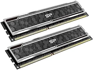 Silicon Power Value Gaming DDR4 RAM 16 GB (2 x 8 GB) 3200 MHz (PC4 25600) CL16 1,35 V moduł pamięci stacjonarnej z radiatorem, kamuflaż szary SP016GXLZU320BDAJ5