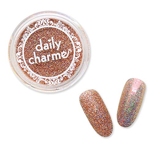 DAILY CHARME Iridescent Holographic Nail Art Glitter Decoration (0.008 Fine Glitter, Mont Blanc)
