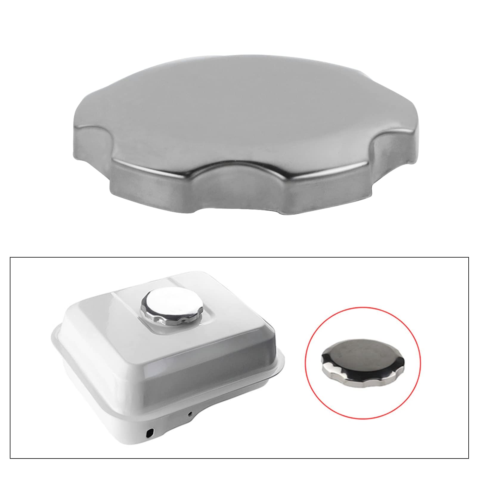 Amazon.com: FLYPIG Gas Cap Fuel Cap Chrome Replacement for Honda