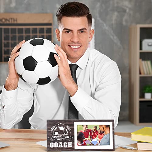 Sumind Soccer Picture Frame Soccer Coach Gift Graduation Coach Picture Frame Gifts For Coaches Thank You Coach Gift 4" X 6" Photo #TOP2