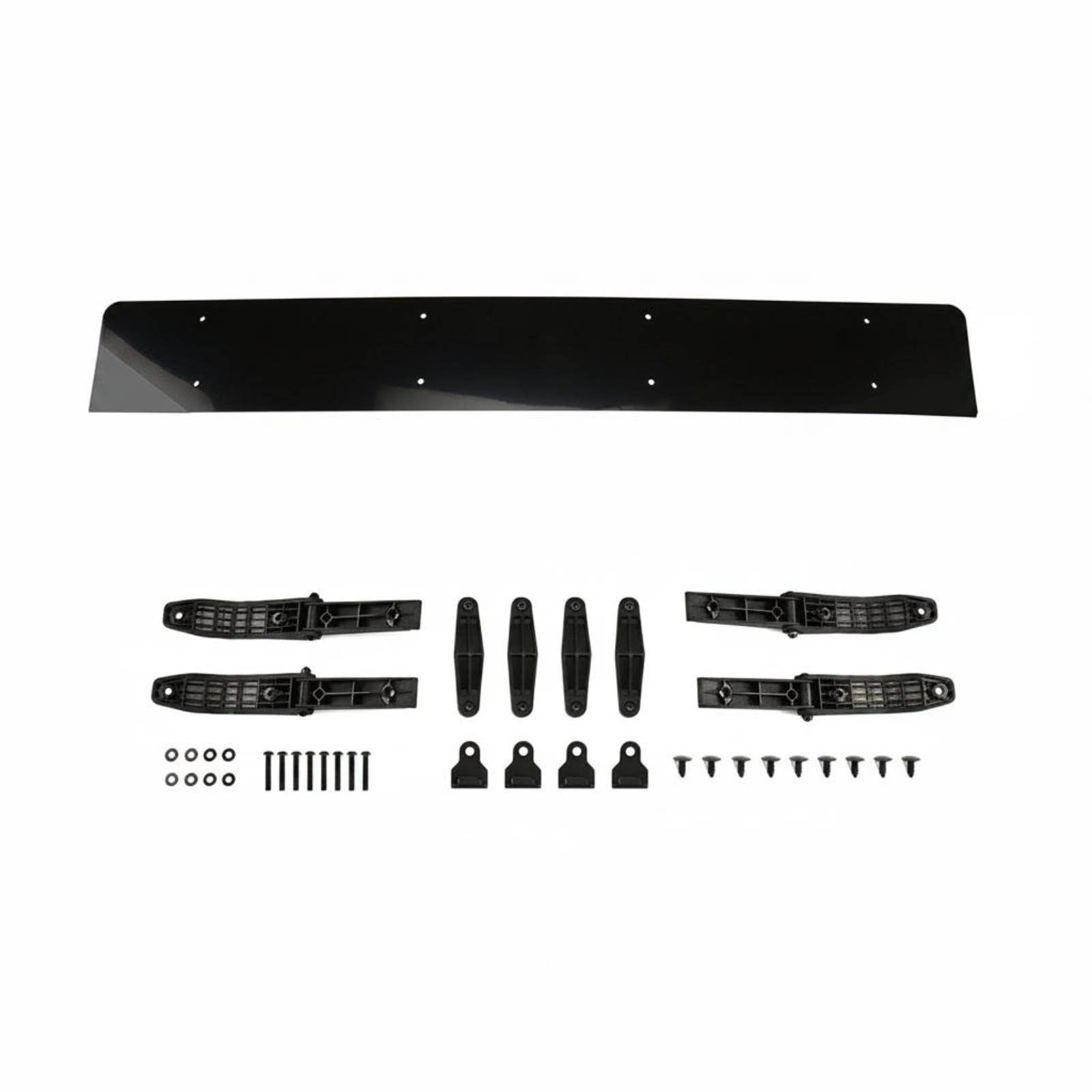 Deflector de Techo para Auto Alerón Automovilístico Montaje Sencillo Protector de Viento Reducción de Turbulencia Compatible con Portaequipajes Adecuado para Carretera Ciudad, 96 Cm