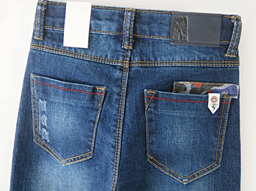 SEAUR - Boy Jeans Kids Denim Pants Boy Skinny Stretch Jeans Casual Slim Fit Trouser Age 2-14 Years4