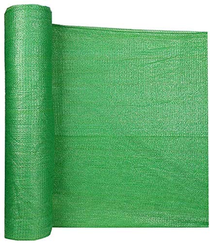 YZjk Shade Netting Black，80% Sunblock Shade Cloth Uv Resistant Net for Garden Flower Plant Greenhouse Cover, Green, Cut from Roll, None Grommets,8Mx50M
