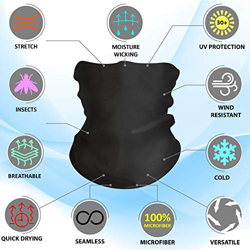 Skull 3D Neck Gaiter Face Mask - Multifunctional Headwear Seamless Shield