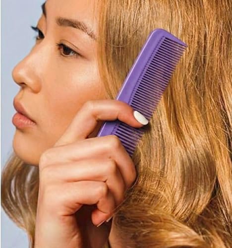 Gadgetime USA 5-Pack Peines de Dientes Finos Plástico Morado miniatura 3