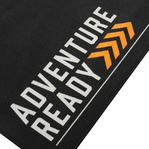 BikeTek Adventure Series Motorcycle Workshop Pit Garage Mat Orange 190 x 80 cm - Image 3